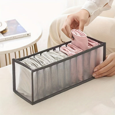 Organizador de clóset, separador de ropa interior y calcetines, con gran capacidad, multifuncional, ideal para almacenar sostenes, corbatas y más