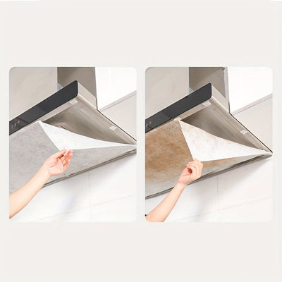1 Rollo de Papel Filtro para Campana Extractora Resistente a Altas Temperaturas - Captador de Grasa y Aceite No Tejido para Extractor de Cocina, Cubierta Antihumo Ignífuga, Accesorio Fácil de Instalar para Campana Extractora, Filtro de Grasa de Cocina |