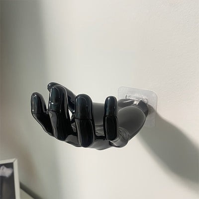 Gancho en forma de mano de 1 pieza, Gancho de Pared sin Perforaciones y Sin Rastro, Gancho Duradero para Llaves, Sombreros, Toallas, Artículos de Aseo, Gancho Autoadhesivo para la Casa para Objetos Varios, Organizador Doméstico para Baño, Dormitorio, Hog
