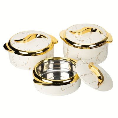 Juego de 3 Piezas de Loncheras Aisladas de Acero Inoxidable Navideñas - Estilo Británico y Americano, Recipientes para Alimentos con Capacidad de 1.6QT, 2.1QT, 2.6QT - Regalo Perfecto para Fiestas, Bento Box, Ideal para la Escuela