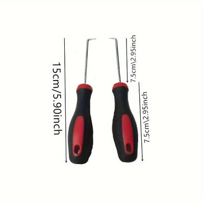 Conjunto de 2 piezas de ganchos especiales para lavadoras de pulsador, extractores de chasis, herramientas de desmontaje de limpieza y reparación de electrodomésticos, artefactos de destornillador