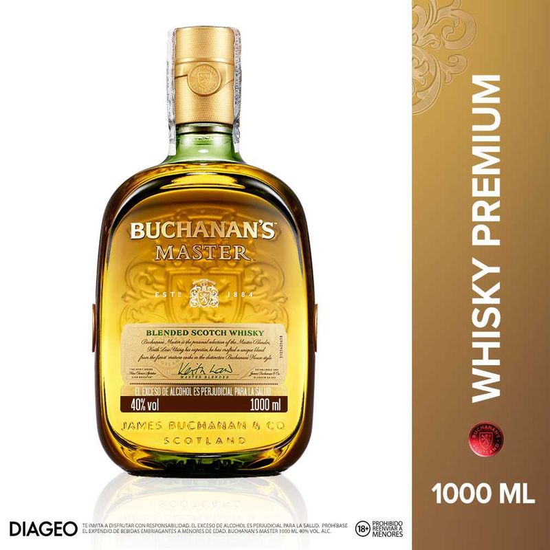 WHISKY BUCHANANS 1000ML MASTER