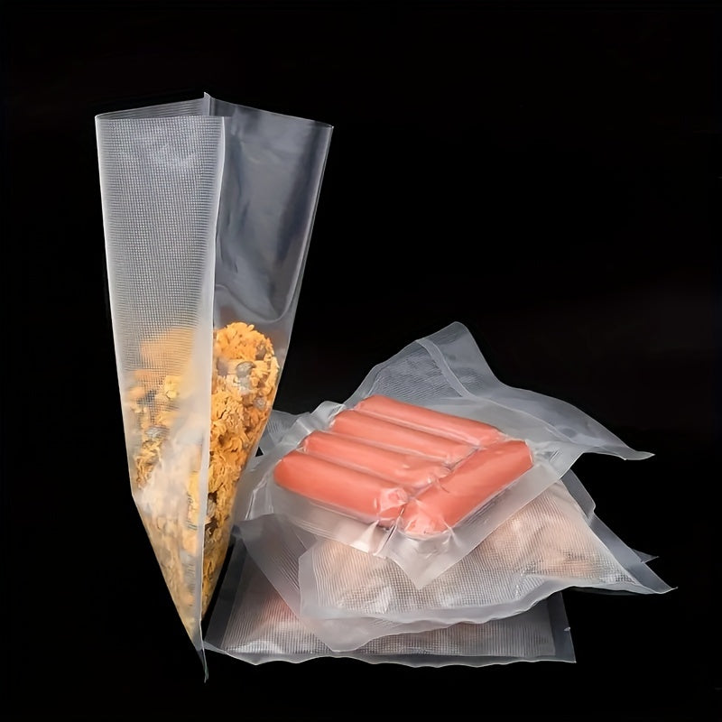 50 piezas, Bolsas De Conservación Al Vacío, Bolsas De Embalaje Para Selladora Al Vacío De Alimentos