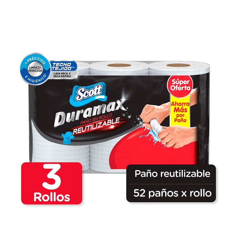 PANO ABSORBENTE SCOTT 52U REUTILIZABLE