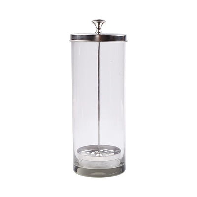 Vaso de Desinfección para Herramientas de Belleza, Botella de Desinfección para Salón de Peluquería, Suministros de Arte de Uñas, Vaso de Desinfección para Herramientas, Botella de Agua de Desinfección de Vidrio