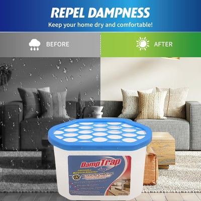 1 caja potente absorbente de humedad y eliminador de olores - Controlador de humedad portátil para aire fresco, no necesita electricidad, ideal para armarios, baños, cocinas, RVs y más, purificación del aire para el hogar, frescor de cocina, diseño simpl