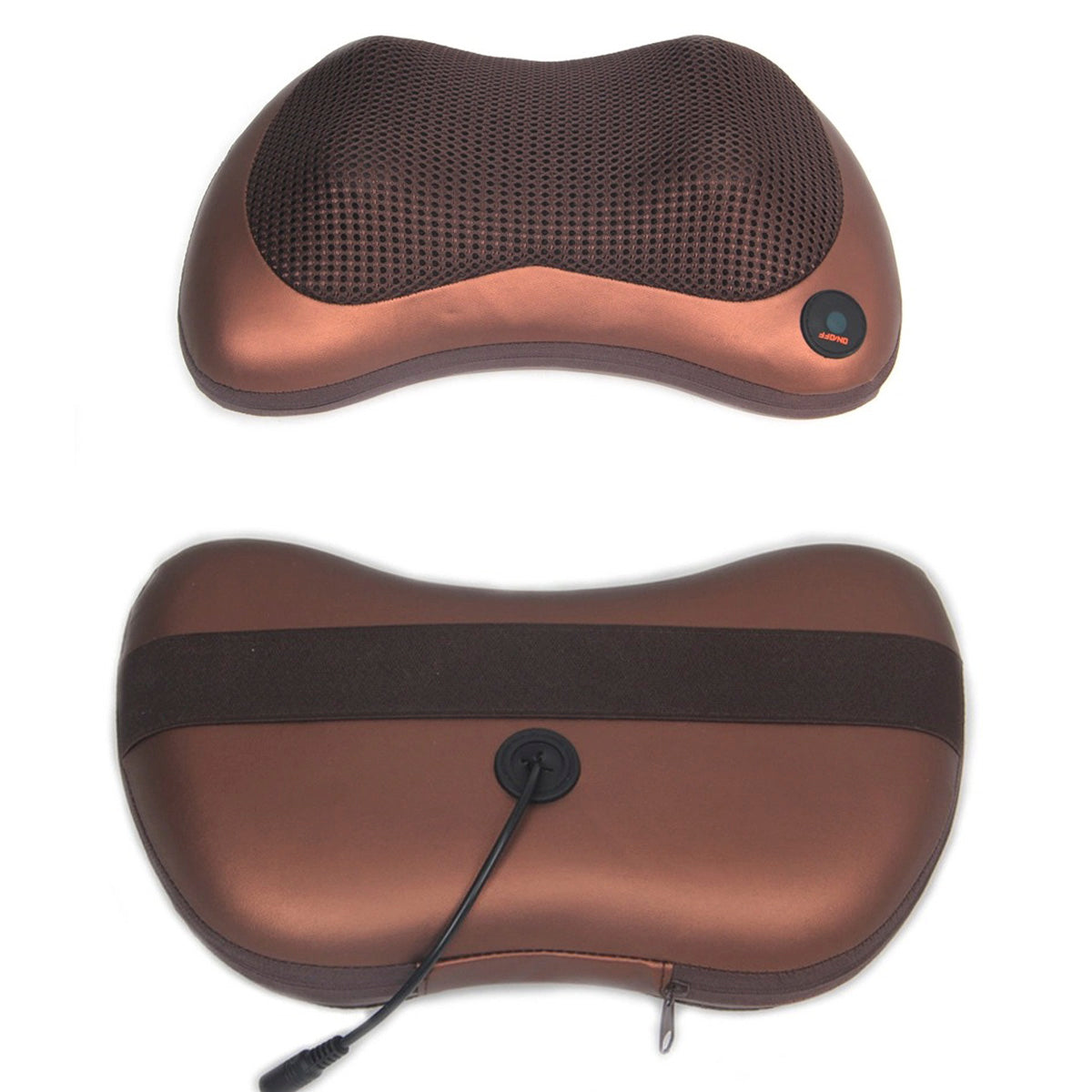 Masajeador Cojín Multifuncional Espalda + Lumbar + Cuello  Portátil 8028