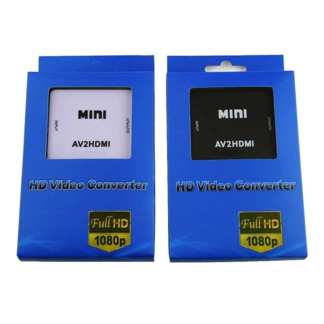 Caja Convertidora AV/HDMI Adaptador De Video AV2HDMI