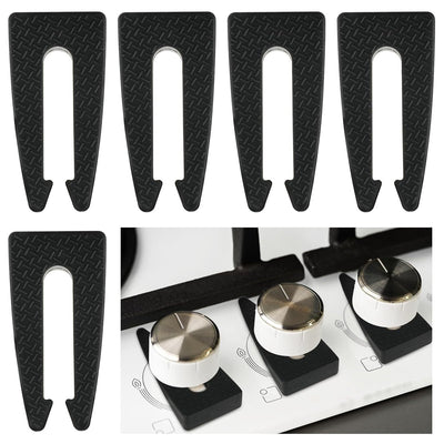 5pcs Cierres de Silicona para Perillas de Estufa de Gas, Cubiertas de Seguridad de Goma Antideslizantes para Horno, Accesorios de Cocina a Prueba de Mascotas para el Hogar y Personas Mayores, Protección para Estufa de Gas|Cubiertas de Perillas Seguras|Cu