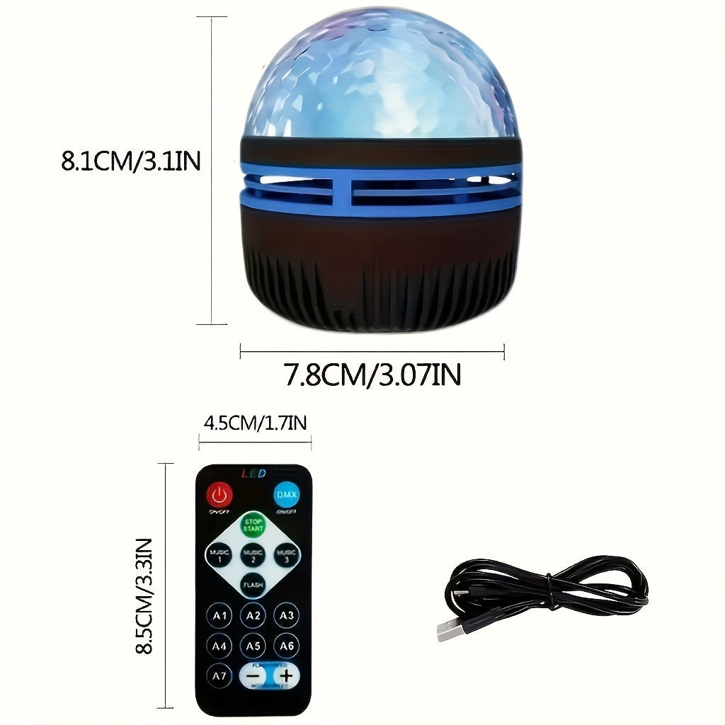 Lámpara de proyección para escenario de galaxia con LED RGB Interstellar, efecto de onda de aurora alimentado por USB, luz nocturna de dormitorio controlada a distancia, decoración de techo de cine en casa, decoración de camping y bodas, regalo de fiesta