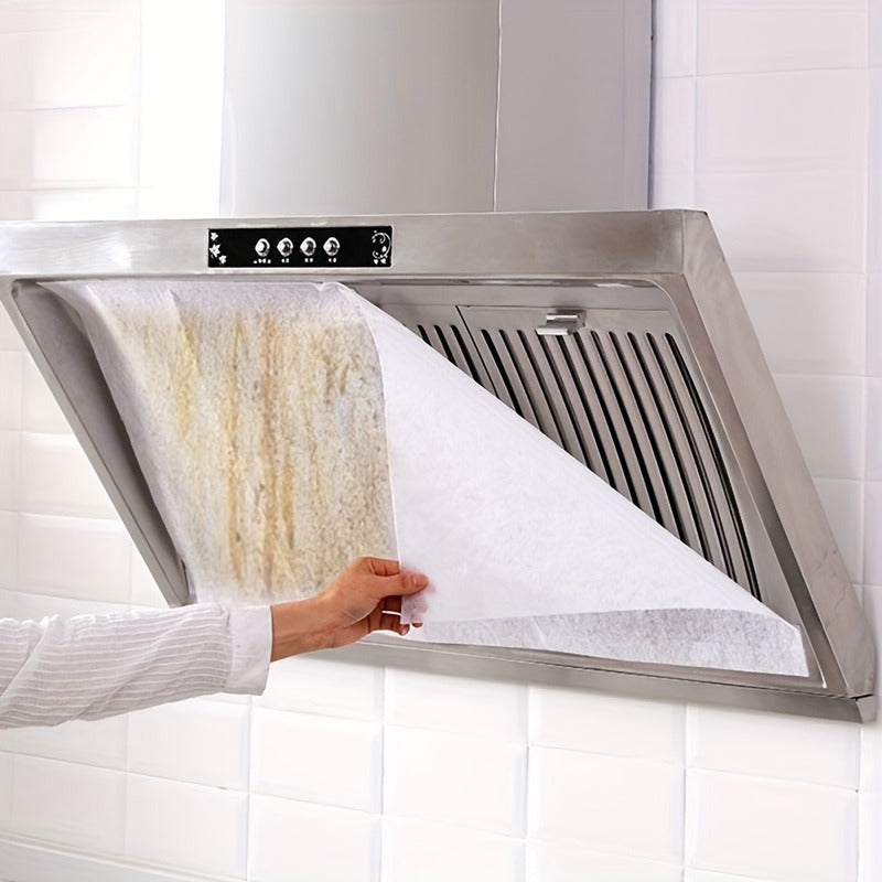 Tapón de aceite para campana extractora, filtro de papel absorbente de grasa desechable, suministros de cocina