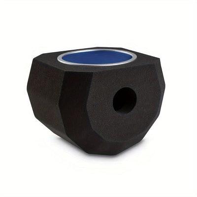 Micrófono de alta calidad acústica con pantalla de viento, filtro de pop incorporado, diseño de bola para reducción de ruido, material de espuma absorbente de sonido, sellado de cinco lados para reducción intensa de ruido, adecuado para estudios de graba