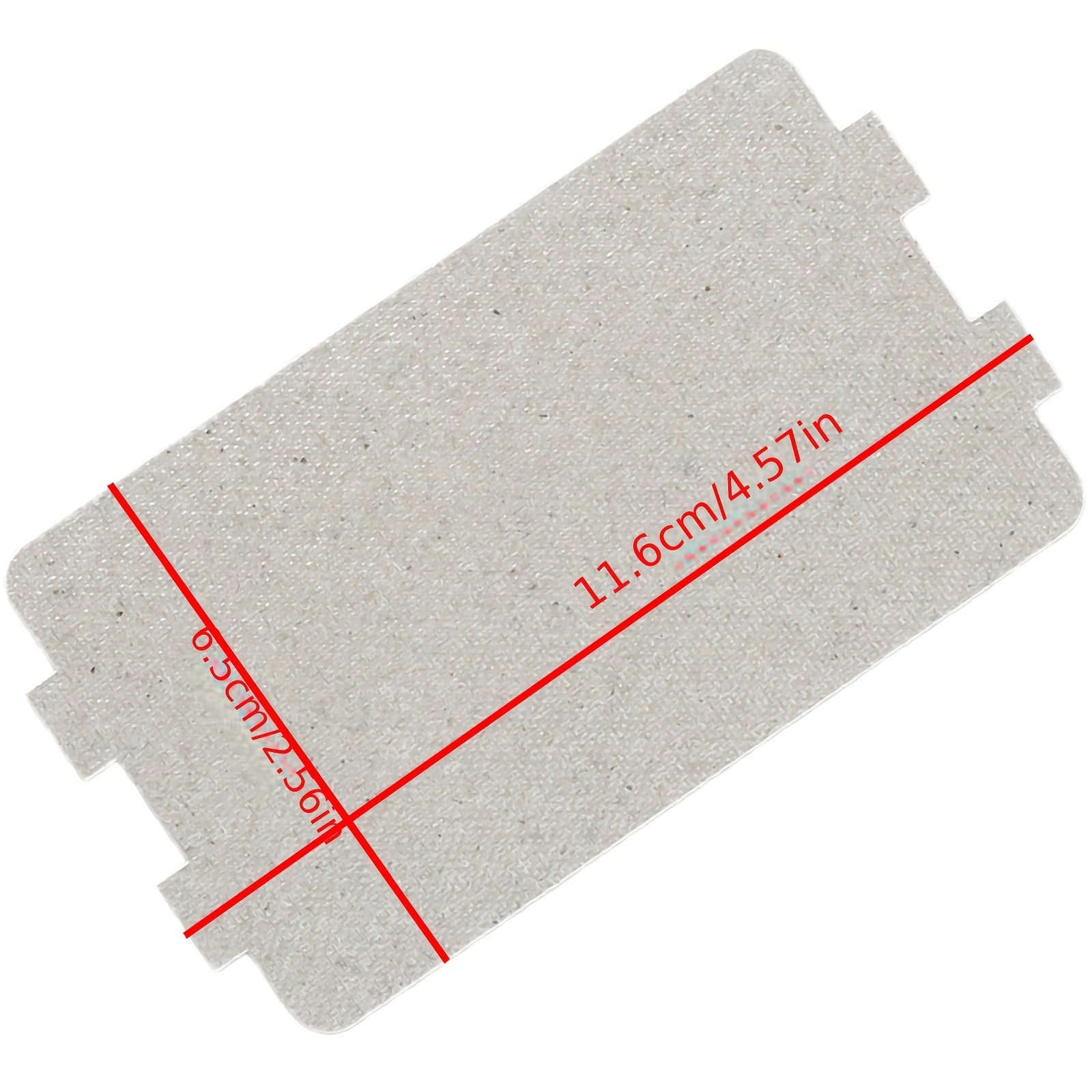 1pc Placa Guía de Onda Duradera de Mica para Horno de Microondas - Ajuste, Alta Calidad, 11.61 x 6.5 cm, Protege la Cubierta del Guía de Onda