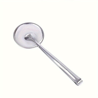 Cuchara y Pinzas de Acero Inoxidable para Cocina - Resistentes a Altas Temperaturas, Perfectas para Freír Alimentos