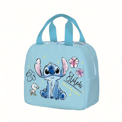 DISNEY Stitch Bolsa Térmica Reutilizable para Almuerzo, Contenedor Portátil de Contacto No Comestible para Mujeres y Hombres, Ideal para Trabajo, Picnic o Viaje, Regreso a la Escuela