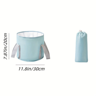 Baño de pies plegable y portátil con asas - Diseño aislado de 5 capas, ideal para viajes, pesca, camping y spa en casa - Sin fragancia, no necesita energía, baño de pies plegable | Baño de pies aislado
