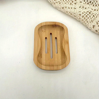 1 charola de bambú creativa para jabón, caja escurridora para almacenamiento y organización en el baño