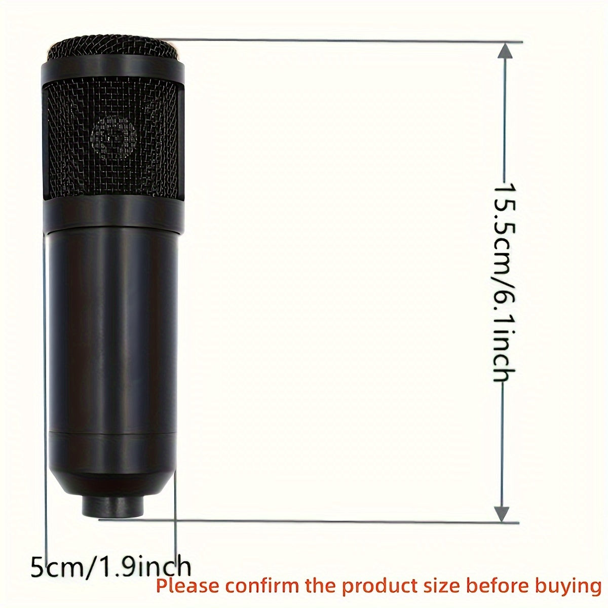 Paquete de Equipo para Podcast para 2, Interfaz de Audio V8s con Tarjeta de Sonido Todo en Uno y Micrófono Condensador BM800, Micrófono para Podcast, Perfecto para Grabación, Transmisión en Vivo