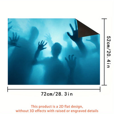 1pc Alfombrilla para Electrodomésticos Grandes - Protector de Encimera Antideslizante y Antiarañazos con Diseño de Manos Fantasmales, Tapete Extra Largo para Horno, Lavadora o Secadora (72.01x51.99 cm) - Fácil de Limpiar, Decoración Perfecta para Hallowe