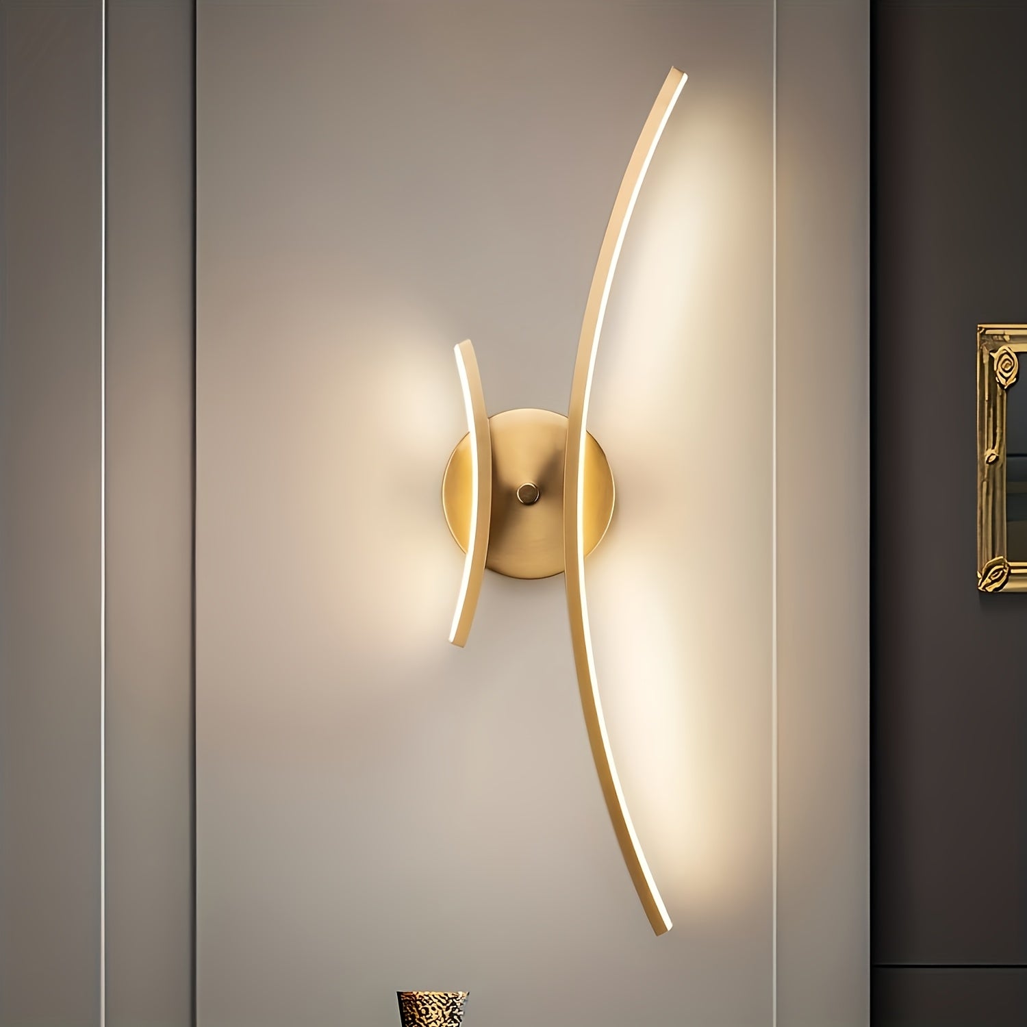 1 pieza - Lámpara de Pared LED Moderna, Aparato de Iluminación Interior para Pared, Lámpara de Mesa Decorativa para Vanidad, Lámpara Lineal de Pared, Lámpara Colgante de Pared, Adecuada para Baño, Sala de Estar y Espejo del Comedor