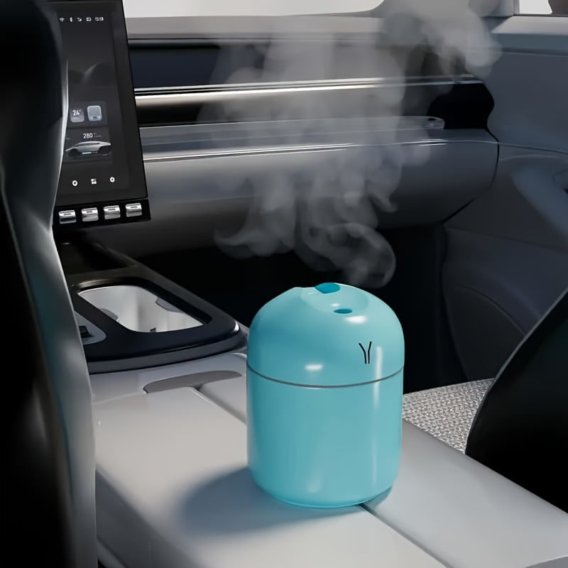 Humidificador de Aire con Difusor de Aroma Lindo y Luz Nocturna, Niebla Fría para Dormitorio, Hogar, Coche, Plantas, Purificador, Humidificador y Ambientador de Habitación