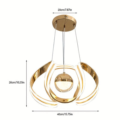 1 pieza de moderno candelabro LED con luz que cambia de color tri-color, acabado de metal pulido, montaje semi-inclinado, dirección de luz ascendente y descendente, hardware de instalación incluido, para bar, hotel, restaurante - opciones doradas/platead