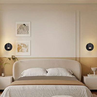 Luz de pared recargable por USB de 2 unidades, lámparas de noche versátiles minimalistas, luces ambientales controladas por tacto, focos magnéticos ajustables, brillo ajustable, batería, adecuado para leer en la cama y uso en la oficina.