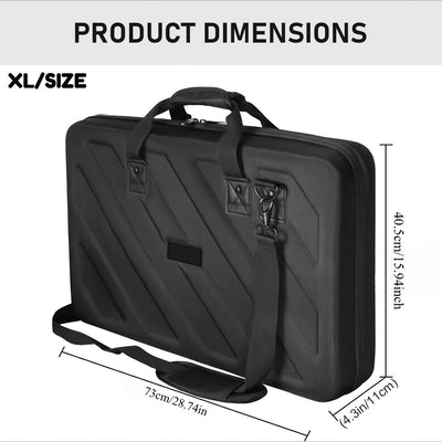 Estuche de transporte para equipo DJ negro para Pioneer DDJ400 SR2 SX 800 FLX46 1000 XDJRX3Z RR, hecho de acetato de etileno vinilo (EVA)