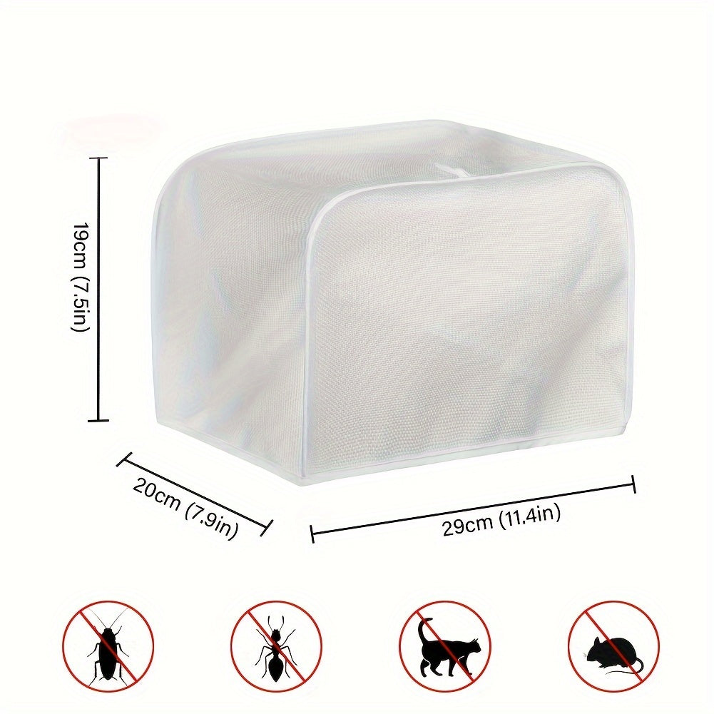 1pc Funda para Tostadora con Patrón de Gallo Encantador - Protector de Polvo y Huellas Dactilares, Organizador de Pequeños Electrodomésticos de Poliéster con Diseño Campestre Vibrante, Ideal para Decoración de Cocina