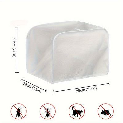 1pc Funda para Tostadora con Patrón de Gallo Encantador - Protector de Polvo y Huellas Dactilares, Organizador de Pequeños Electrodomésticos de Poliéster con Diseño Campestre Vibrante, Ideal para Decoración de Cocina