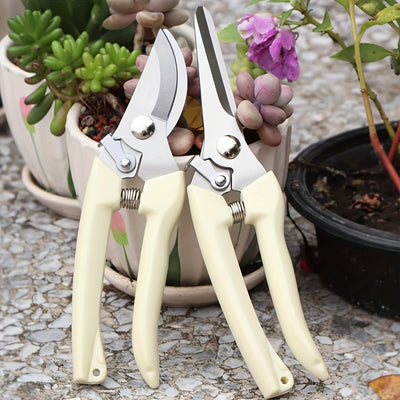 1pc Recortadora de Jardinería de Acero Inoxidable con Agarre Cómodo - Adecuada para Jardinería, Jardín y Uso Manual