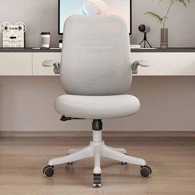 Disponible en 3 colores, silla de oficina giratoria con respaldo cómoda para estudio o hogar, adecuada para todos los miembros del hogar (1 unidad)