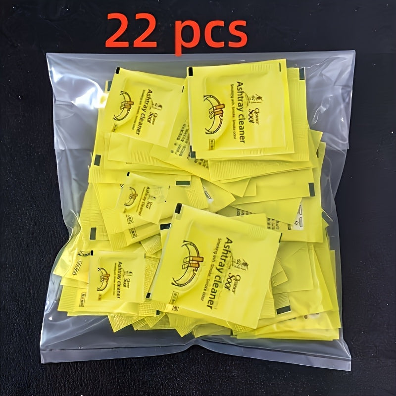 Kit de Eliminación de Olores a Humo de 22 Piezas, Ambientador para Interiores, Neutralizador de Olores a Humo, Fragancia, Arena Absorbente para Cenicero, Accesorios de Cenicero Aromáticos Premium, Aire Fresco y Cenicero Limpio
