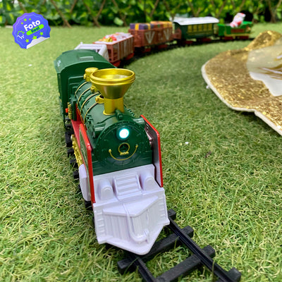 Tren Clásico 24 Piezas Luces Sonidos Infantil Árbol Navidad TCNO3