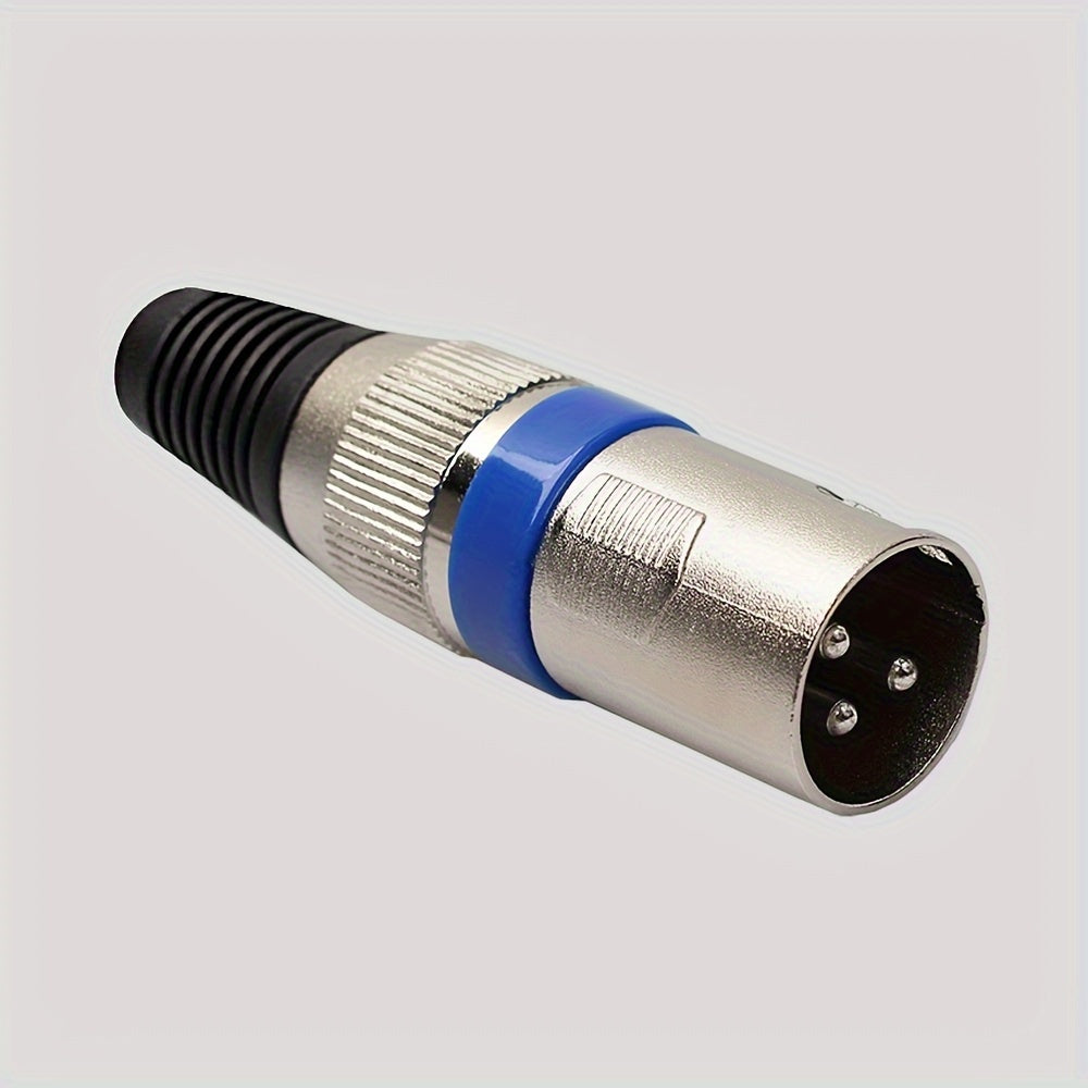Conectores XLR de 3 pines JYFT, macho a hembra para micrófono de audio, enchufe DMX, compatible con ATX de 20 pines redondo, cable Ethernet categoría 8, sin batería requerida
