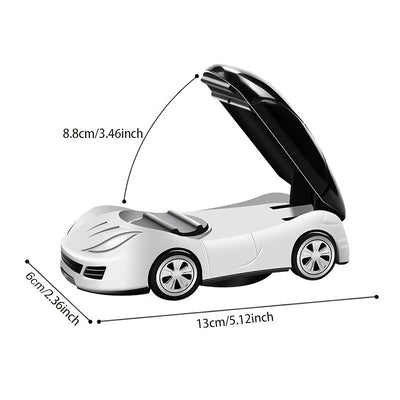 Soporte para Teléfono para Salpicadero de Coche Rotativo 360° y Plegable - Diseño Elegante en Blanco, Material ABS Duradero, Operación Fácil Sin Tacto para Conducción Segura y Navegación, Soporte para Teléfono para Coche