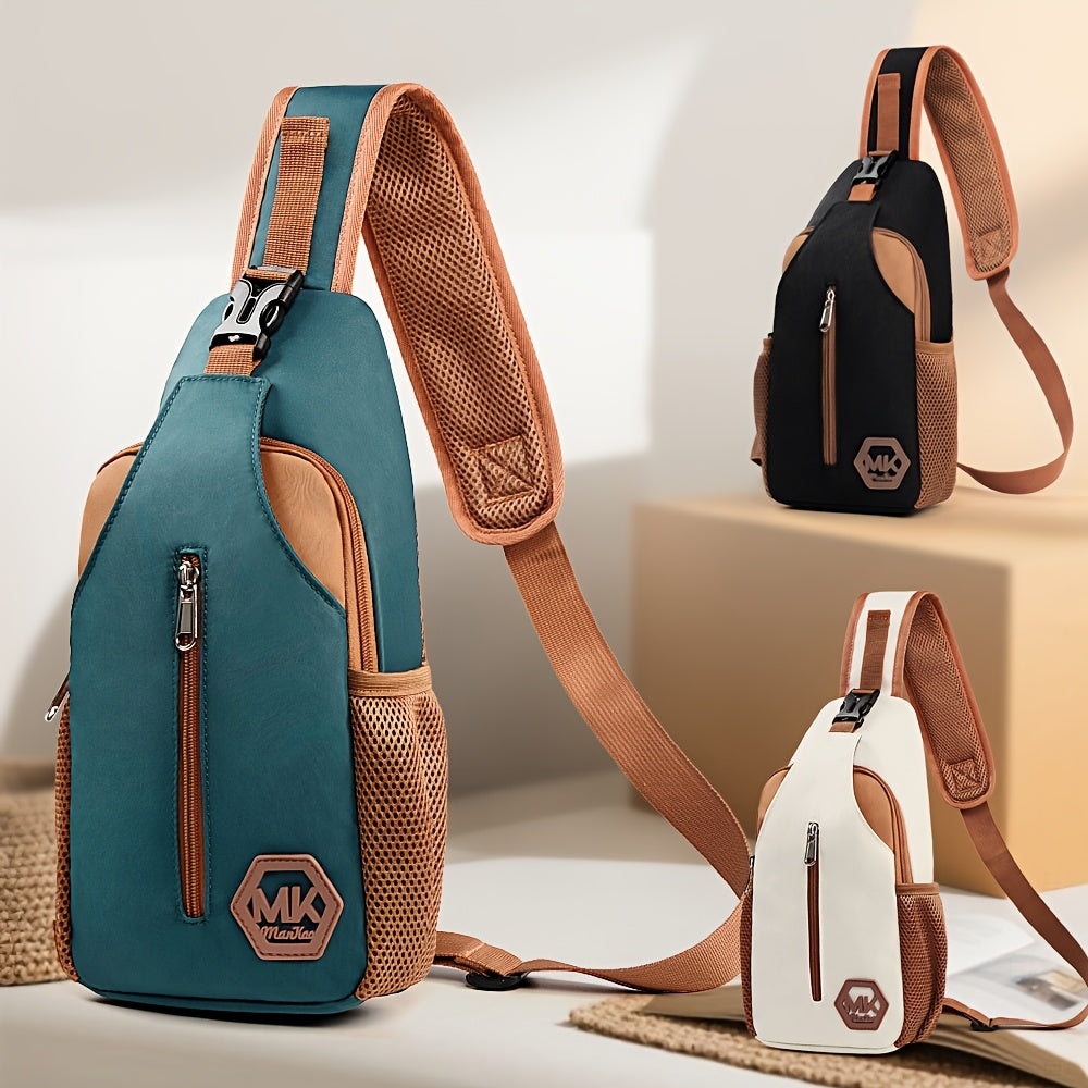 Bolso cruzado para hombre, nuevo y moderno, bandolera portátil, mochila pequeña de un solo hombro para salir, bolso para celular, marca de moda, simple y ligero, bandolera casual deportiva, también para mujeres