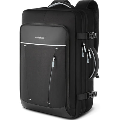 Mochila para controlador DJ AUROTIER, compatible con DDJ-FLX4/200/400/REV1 - Compartimento resistente para laptop, almacenamiento acolchado ajustable para cables/micrófonos, bolsillos de malla reforzados y cierres con candado, mochila de viaje ligera con