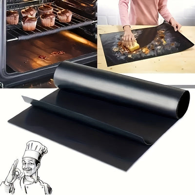 1pc Alfombrilla para Parrilla BBQ de Alta Resistencia Antiadherente - Reutilizable, Almohadilla de Cocina de Teflón Resistente a Altas Temperaturas para Asar al Aire Libre