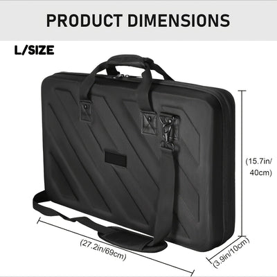 Estuche de transporte para equipo DJ negro para Pioneer DDJ400 SR2 SX 800 FLX46 1000 XDJRX3Z RR, hecho de acetato de etileno vinilo (EVA)