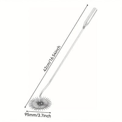 Desmalezadora Manual de Alta Resistencia con Cuchilla en Forma de Estrella Afilada - Herramienta Eficiente para Jardín y Césped, Mango Ergonómico para Malezas Profundas, Construcción Duradera en Acero - Sin Necesidad de Electricidad, Ideal para Hogar y J