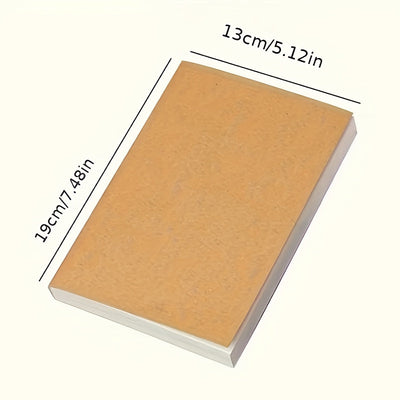 Cuaderno A5 Ultra-Grosor [200 Hojas, 400 Páginas], Diario Estudiantil en Blanco de Estilo Vintage con Tapa de Cartulina Suave, Adecuado para Dibujar, Hacer Bocetos y Bosquejos | Cuaderno Grande de Estilo Vintage