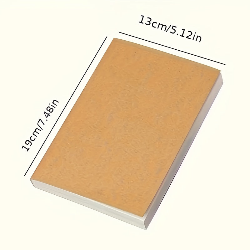 Cuaderno A5 Ultra-Grosor [200 Hojas, 400 Páginas], Diario Estudiantil en Blanco de Estilo Vintage con Tapa de Cartulina Suave, Adecuado para Dibujar, Hacer Bocetos y Bosquejos | Cuaderno Grande de Estilo Vintage