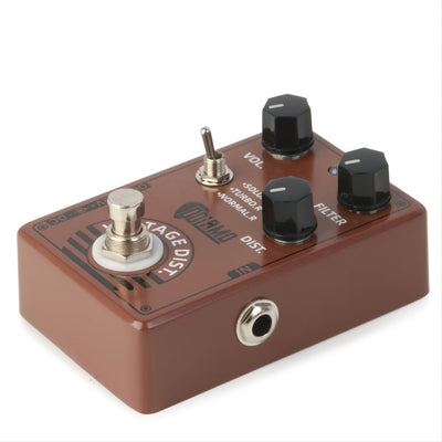 Pedal de Efecto de Guitarra DOLAMO D11 Vintage con Filtro y Controles de Distorsión Diseño de True Bypass para Guitarra Eléctrica