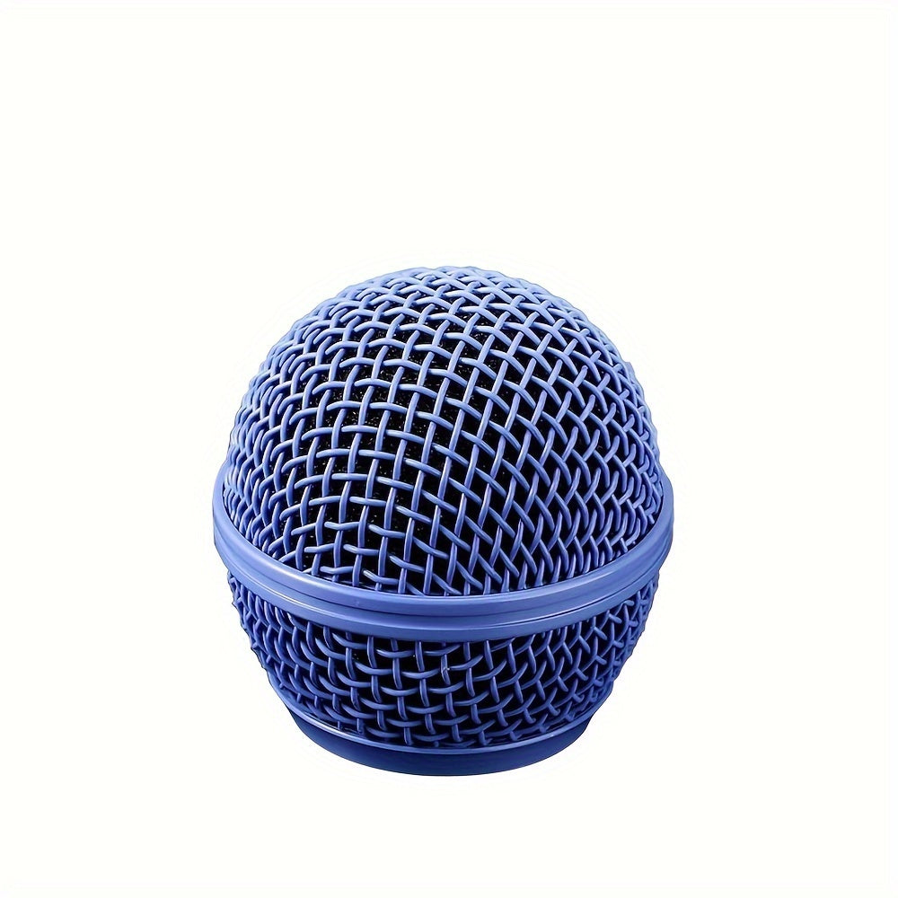 Capuchón de Malla Metálica BOMGE para Shure SM58/BETA58 - Compatible con BLX4, PGX4, QLXD4, SLX4, ULXD4 - Cápsula Profesional en Rojo, Verde, Azul y - Reducción de Ruido & Durabilidad para Estudio, Podcasting y Presentaciones En Vivo - Accesorio Compatib