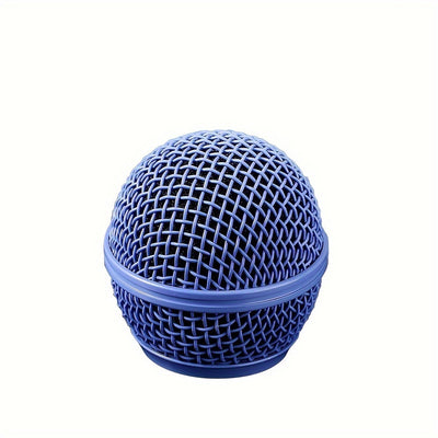 Capuchón de Malla Metálica BOMGE para Shure SM58/BETA58 - Compatible con BLX4, PGX4, QLXD4, SLX4, ULXD4 - Cápsula Profesional en Rojo, Verde, Azul y - Reducción de Ruido & Durabilidad para Estudio, Podcasting y Presentaciones En Vivo - Accesorio Compatib