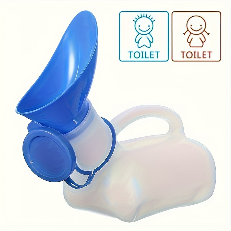 Inodoro Portátil para Hombres y Mujeres - Urinario Espacioso Antifugas con Diseño de Asa Fácil, Baño de Plástico Duradero para Coche, Autocaravana, Camping y Actividades al Aire Libre