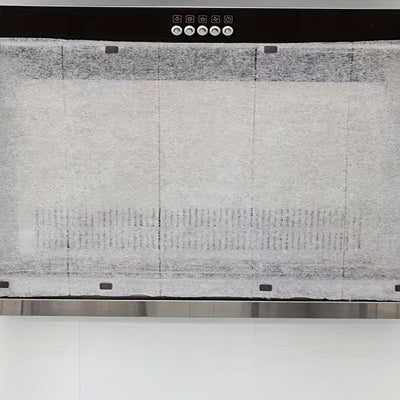 Papel Filtro Absorbente de Aceite Blanco, Película Adhesiva a Prueba de Aceite para Campana de Cocina Resistente al Fuego, Cubierta Separadora de Aceite para el Hogar, Accesorio de Cocina Fácil de Limpiar