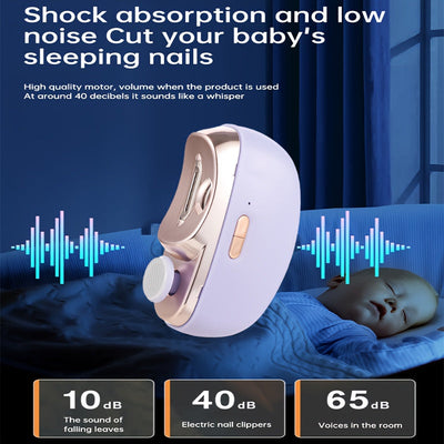 2 en 1 cortador de uñas eléctrico y pulidor - Recargable por USB con luz, herramienta multifuncional para el cuidado de las uñas para uso en casa y salón, diseño seguro, sin olores y portátil - Ideal regalo de San Valentín, suministros para el cuidado de