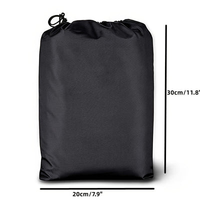 Bolsas de tela Oxford ajustables con cordón - Bolsas de almacenamiento duraderas para el hogar, viajes y uso al aire libre con cierre de cordón resistente, negro, bolsa de viaje, organizadores de joyas